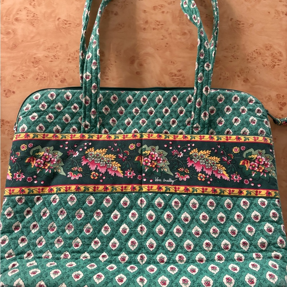Vera Bradley greenfield laptop bag